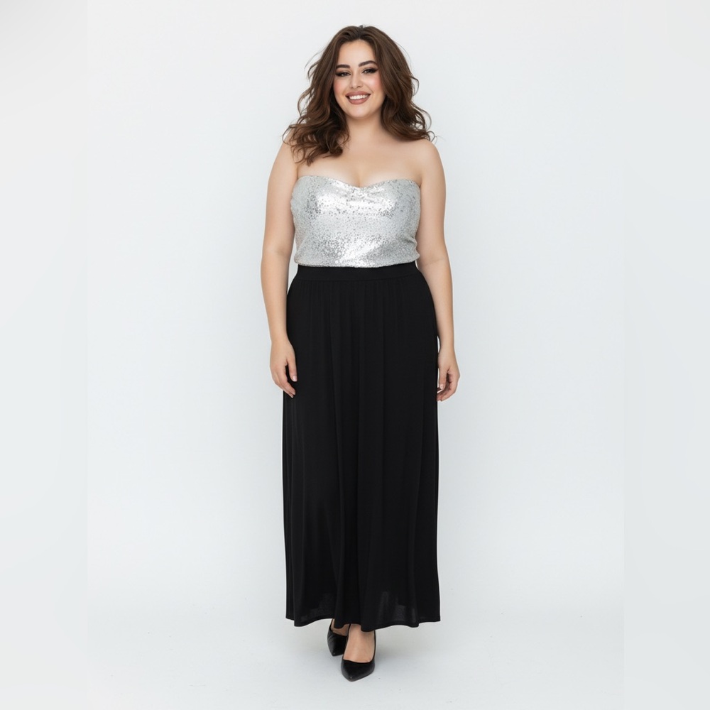 Coin1804 Chic Black Maxi Skirt